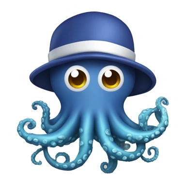 pulpo con gorro de marinero sticker