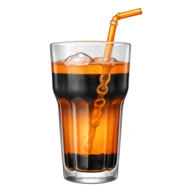 Czech Kofola black and orange  sticker