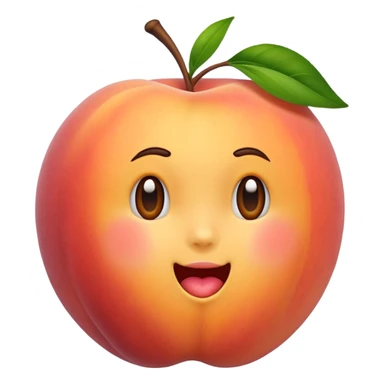 Lovely peaches sticker
