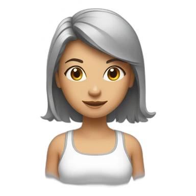 girl booking a crossfit class sticker