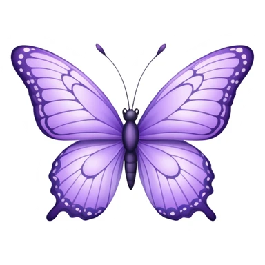 Lavender butterflies  sticker