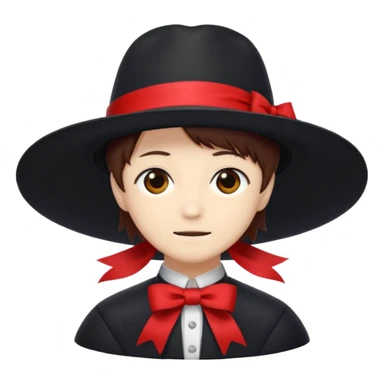 chuuya nakahara's hat sticker