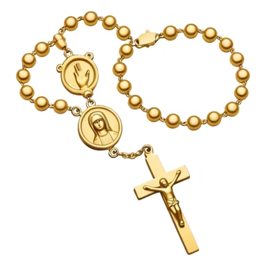 finger rosary sticker