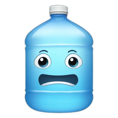 Gallon of water sticker