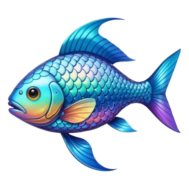 High resolution of  full body fish without distorted sticker