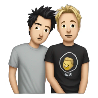 Mark Tom and Travis from blink 182 sticker