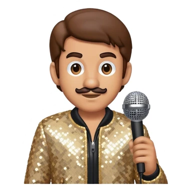 Mario Bross as a pop star sticker