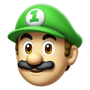 Luigi from Super Mario Bros sticker