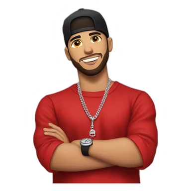 Anuel aa rojo armado  sticker