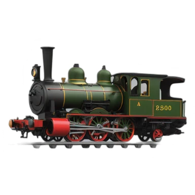 4-4-0 steam locomotive from the uk sticker