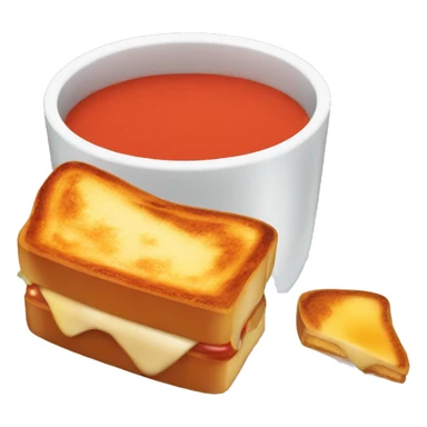 Tomato soup and grilled cheese sticker