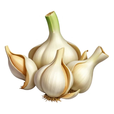 garlic 45 degrees sticker