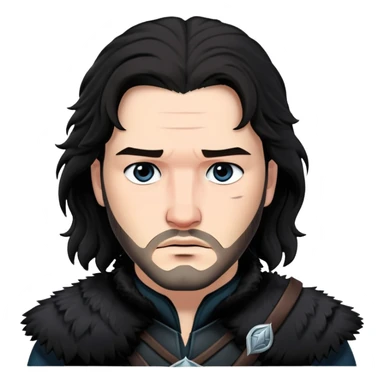 Jon snow sticker
