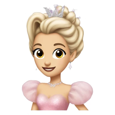 Arianna grande dressed as Glinda super skinny sticker