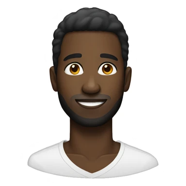 black gay man sticker