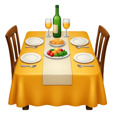 dinner table sticker
