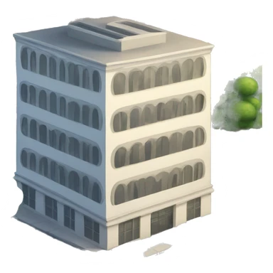 building with tentacles sticker