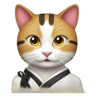cat Sushi master sticker