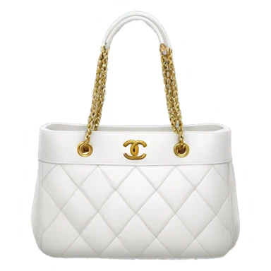 white chanel bag sticker