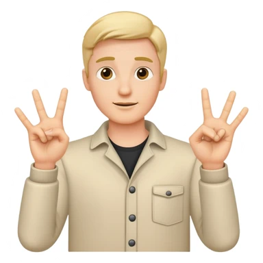 film director hand gestures, framing shot with fingers sticker