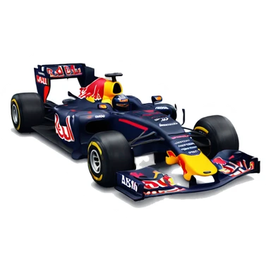 Formula 1 car Red Bull sticker