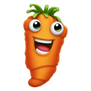 a hot cheeto with arms legs and a face sticker