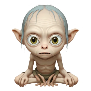 gollum from lord of the rings sticker