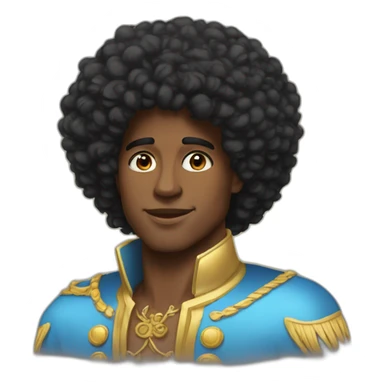 Prince-afro-ado-beau sticker