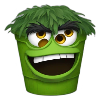 Oscar the Grouch sticker