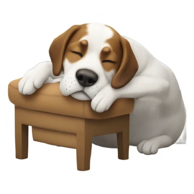 Sunday afternoon relaxing dog sticker