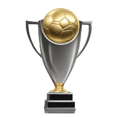 Logo du Real Madrid sur le trophée de la ligue des champions  sticker