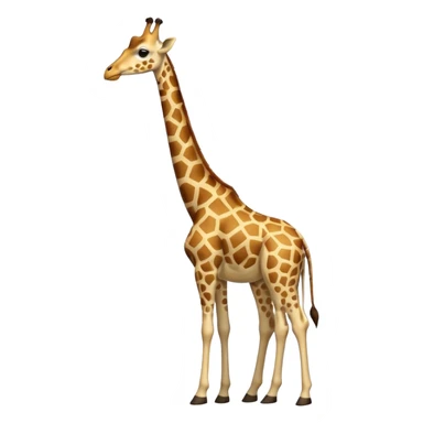 High resolution giraffe  sticker