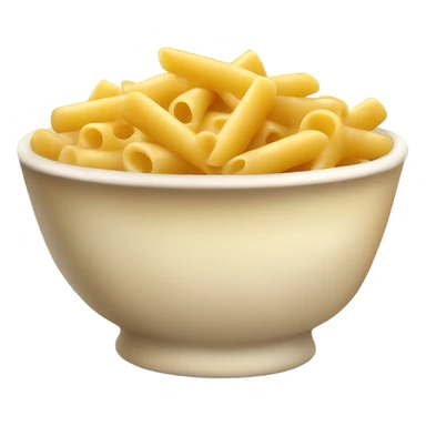Bowl of macaroni and cheese penne sticker