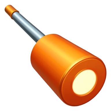 hot metal rod sticker