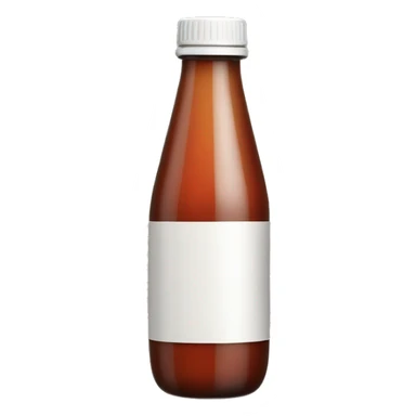 liquid exfolliating bottle with label sticker