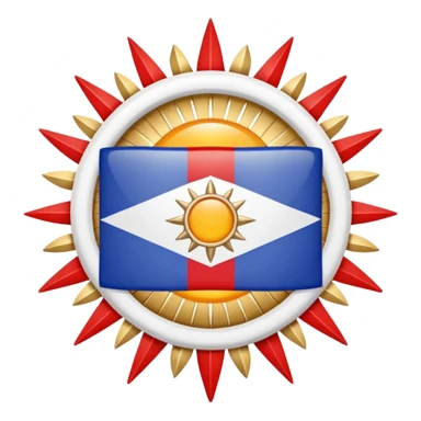 Assyrian flag  sticker