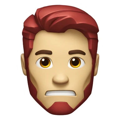 Iron Man with thumbs down sticker