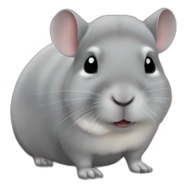 Chinchilla sur capybara sticker