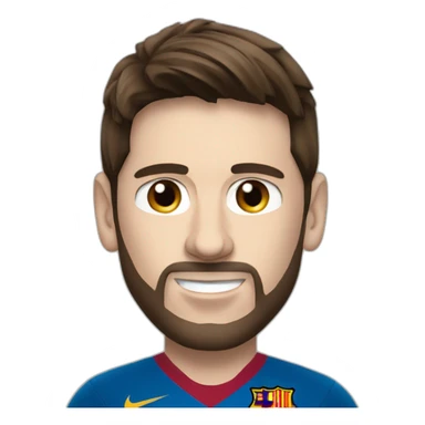 lionel messi as a football player sticker