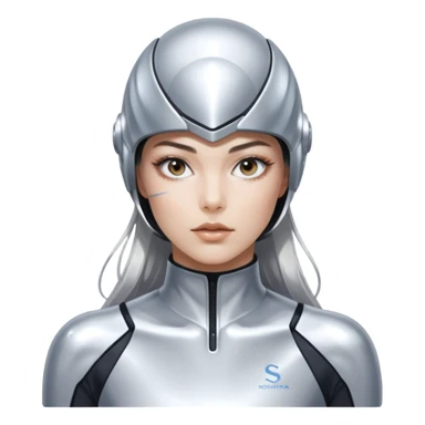 Russian sport glory silver sorayama sticker