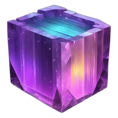 Bismuth crystal sticker