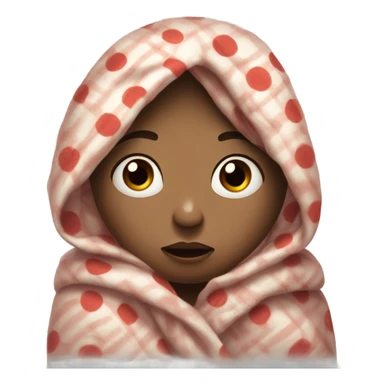 One girl suffering from a bad cold ￼ sticker