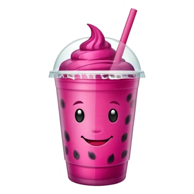 Starbucks dark pink dragonfruit refresher sticker