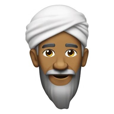 Obama with a beard, wearing a turban sticker