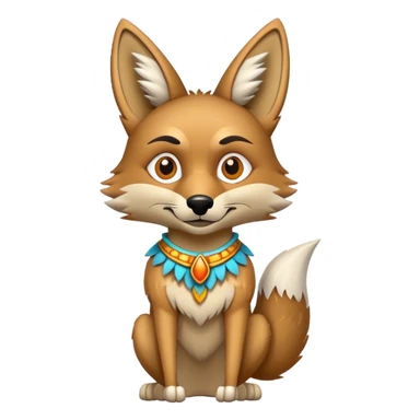 Coyote Trickster sticker