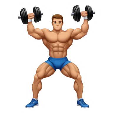 bodybuilder forearm on legs curl sticker