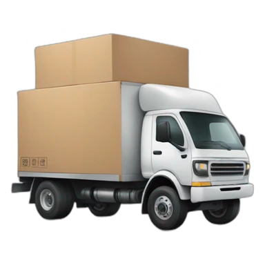 truck delivery  sticker