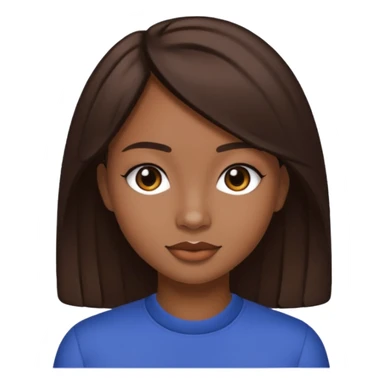 K-Ci Hailey with dark brown hair sticker