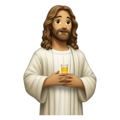 Jesus avec miel pop's sticker