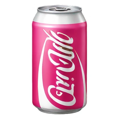 Pink Diet Coke can sticker